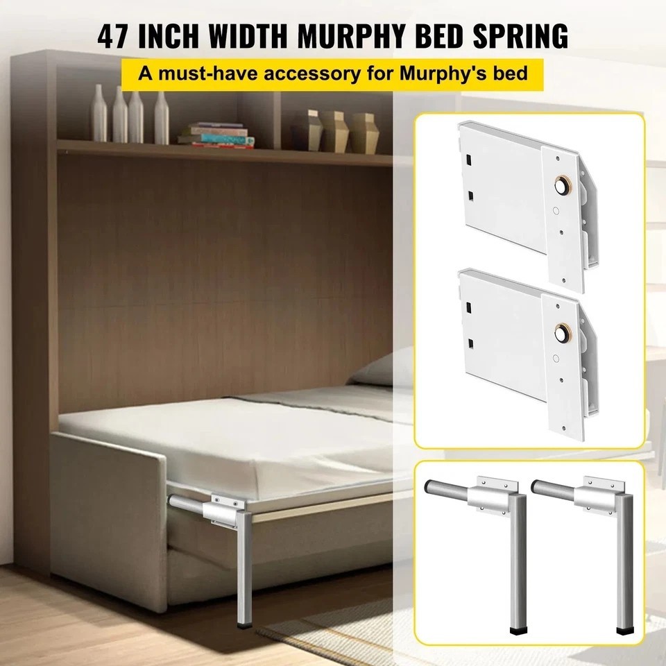 Murphy Mounting Wall Springs Mechanism Heavy Duty Support Hardware DIY Kit gallery