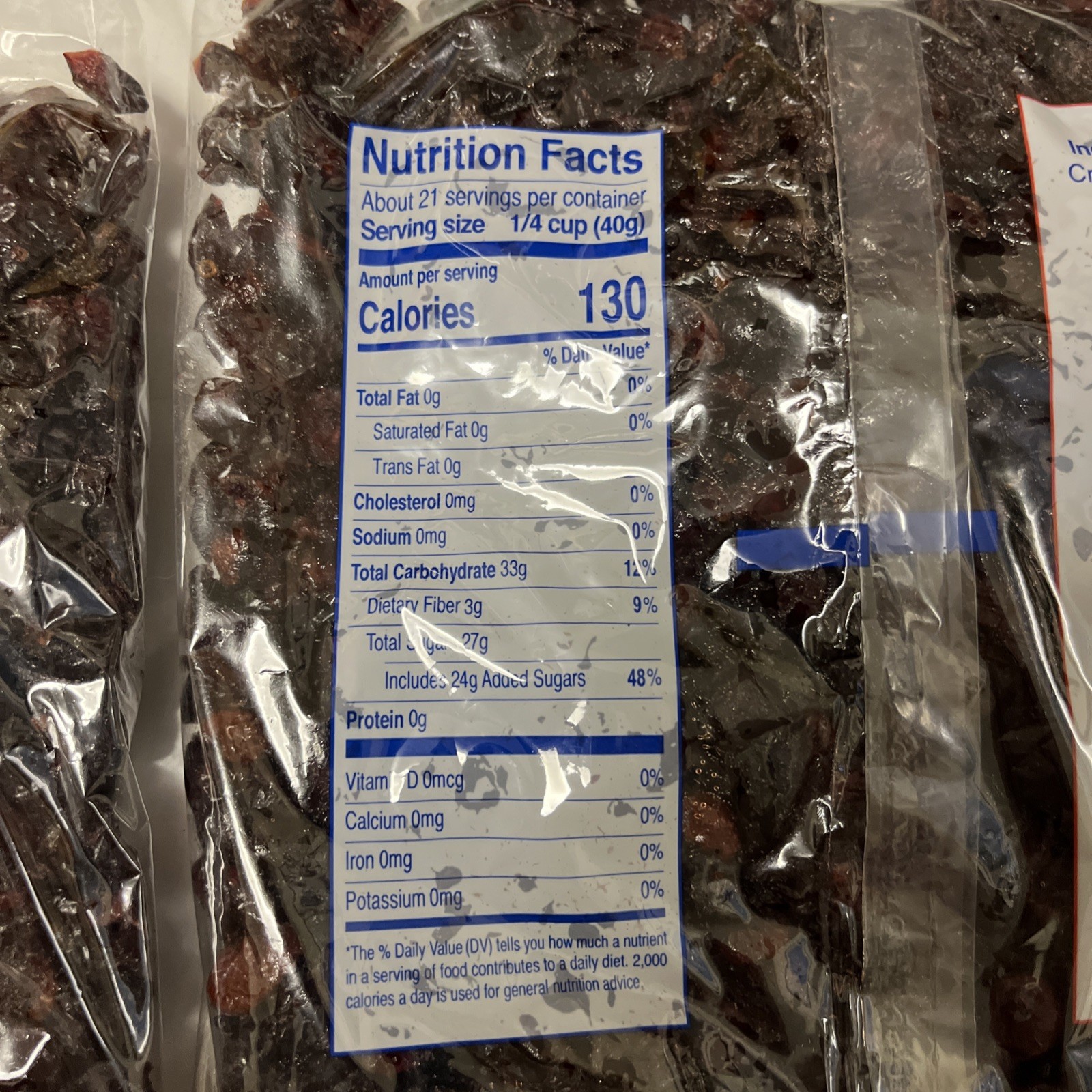 2 Packs Dried Cranberries By Stutz packing Co ( CA) 3.75 Lbs! gallery