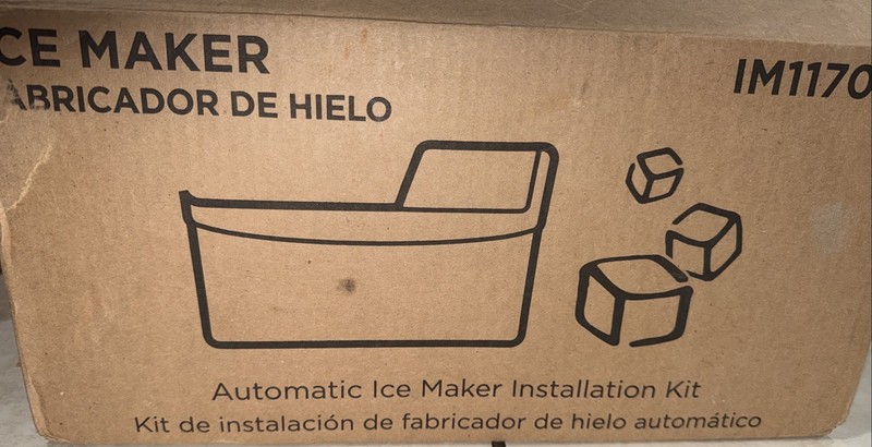 Frigidaire IM117000 Automatic Ice Maker Installation Kit White New Open Box gallery