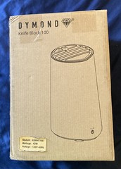 Universal Knife Block Sterilizer UV & Heat Dymond KBWHT100 White Holds 5 Knives
