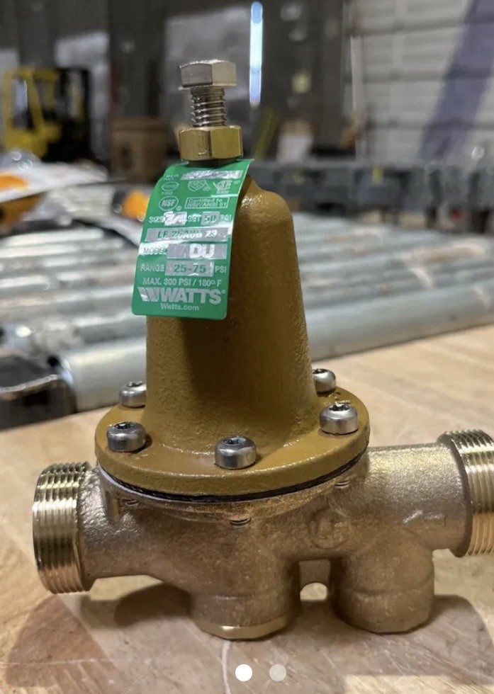 LF25AUB-Z3 Water Pressure Reducing Valve NPT Female Union X NPT Female, Polymer gallery