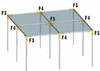 Canopy Fitting-3 Way T-Shape Fitting, 16 Gauge Steel, Rust Proof Choose Size gallery