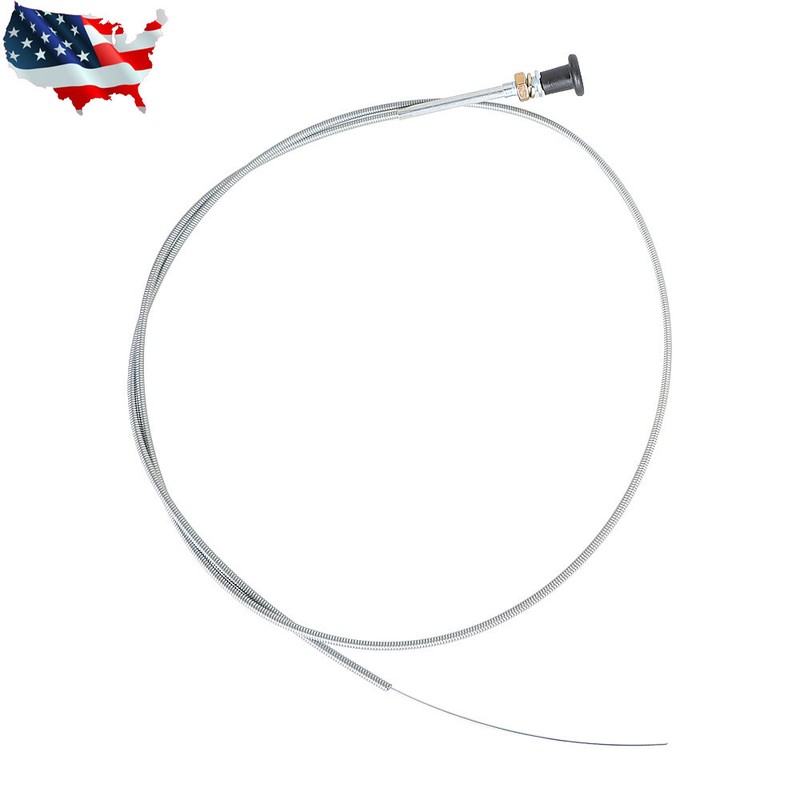 237 Universal Push Pull Choke Cable 63" Inner 60" Conduit 2 3/4" travel gallery