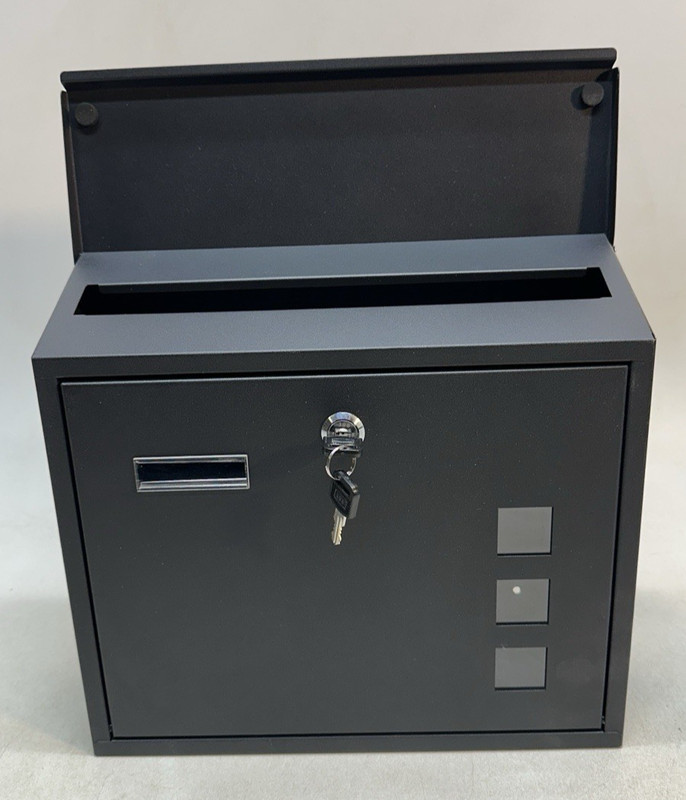 Locking Mailbox with Key for Outdoor 12 x 13 Inches Large Wall Mount gallery