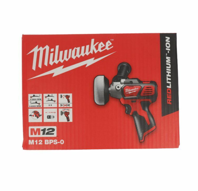 Milwaukee M12 BPS-0 Cordless Compact Polisher Sander Grinder Bare tool Body only gallery