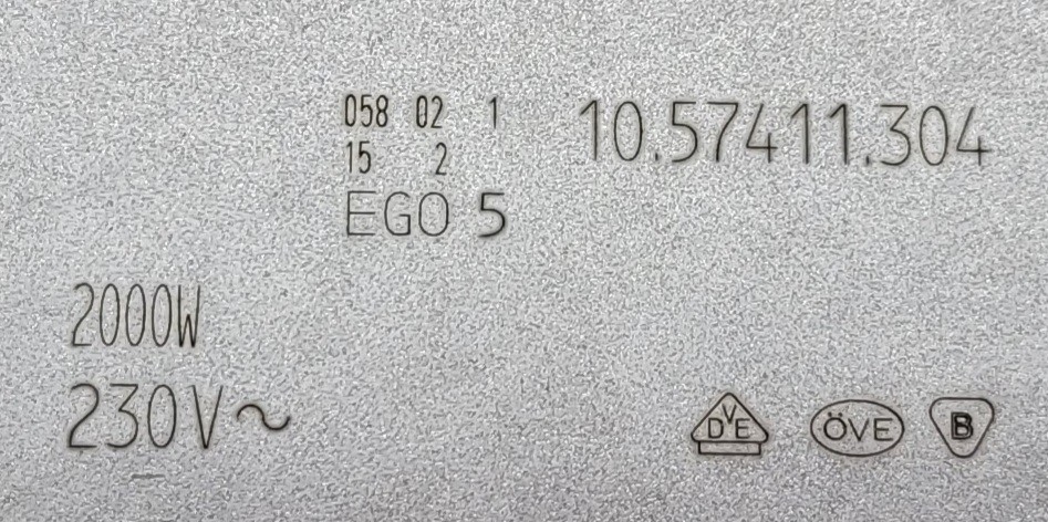 Genuine Cooktop Gaggenau Range Element Part#10.57411.304 60.23171.020 gallery