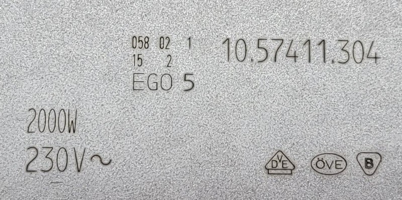 Genuine Cooktop Gaggenau Range Element Part#10.57411.304 60.23171.020 gallery