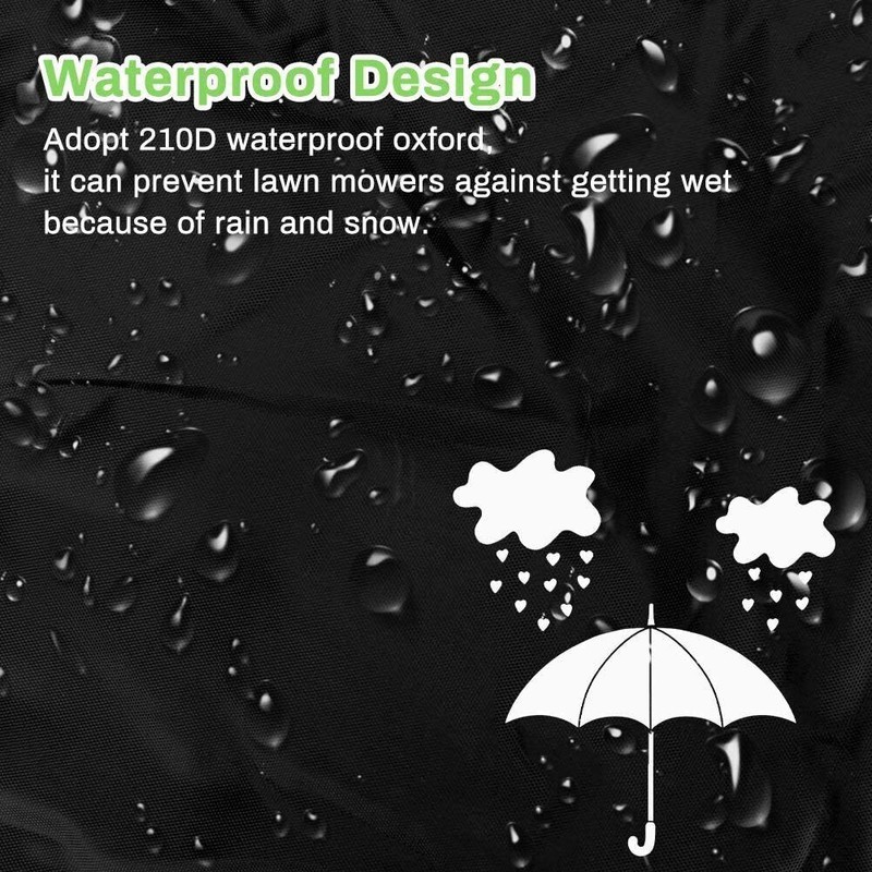 Waterproof Walk Behind Push Lawn Mower Cover Outdoor Rain Dust Snow UV Protector gallery
