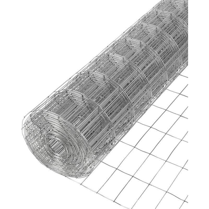 Welded Wire Fence 14 Gauge Galvanized Steel 48in x 50ft Animal Enclosures Garden gallery