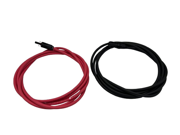 8 AWG with tinned copper wires Paired cables black + Red with connectors PT gallery