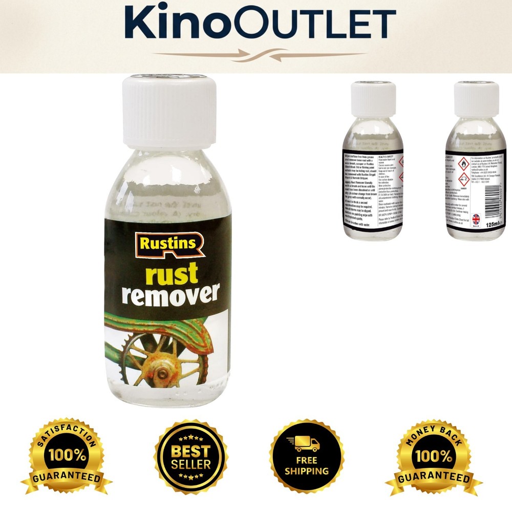 Rustins Rust Remover 125ml - Effortlessly Eliminate Rust from Metal Surfaces