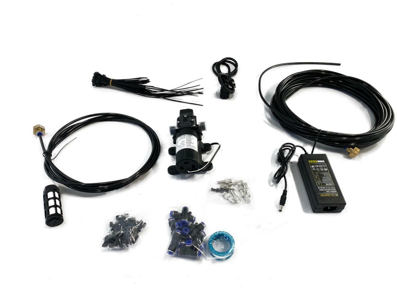 Outdoor Misting System Pump, 6 Nozzles Kit for Patio, Deck NEW FREE FAST SHIP gallery