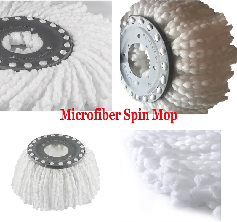 Spin Mop Heads Replacement Refill for Old Hurricane Mr.Clean 360 Spin Magic Rota gallery