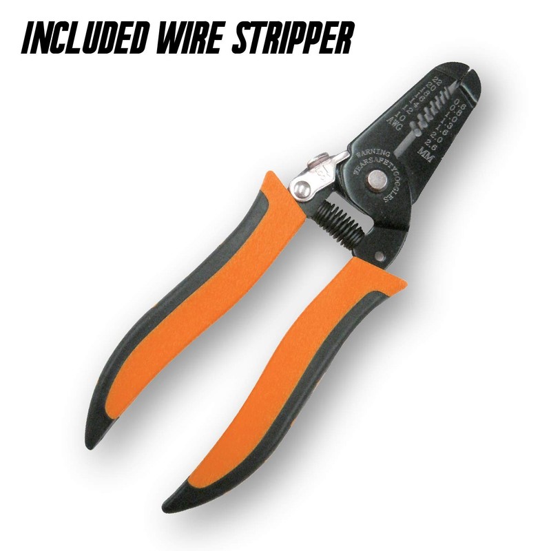 TGR Interchangeable Ratcheting Terminal Crimper Set - 7 Die Sets Quick Black gallery