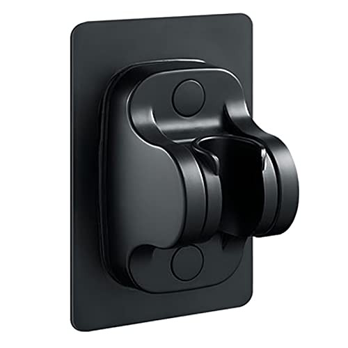 Large Wall Mount Strong Adhesive Waterproof Handheld Shower Black gallery