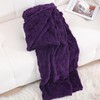 Deep Purple Fleece Throw Blanket 50”×60” for Couch Sofa Bed,Super Soft Cozy gallery