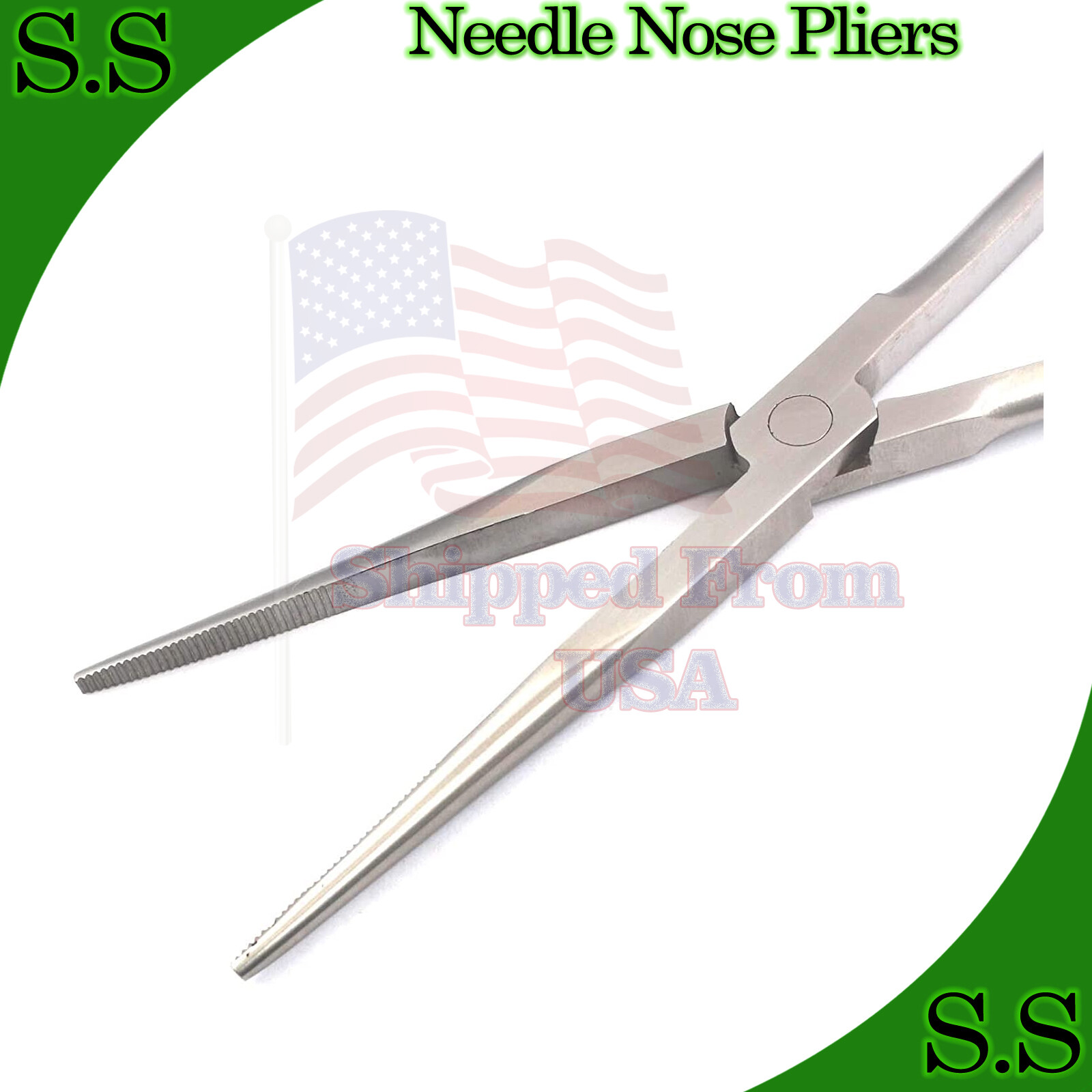 11'' Extra Long Reach Needle Nose Pliers Straight Repair Hand Tools gallery