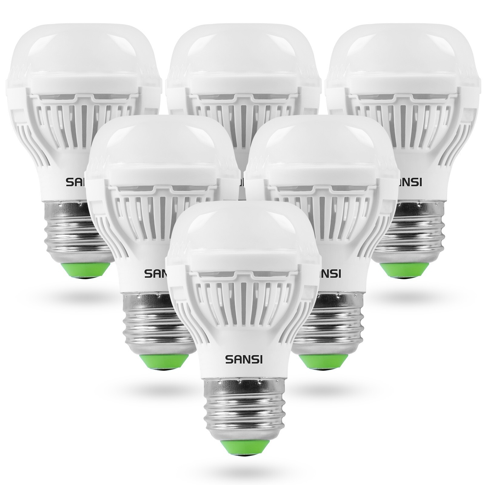 6Pcs LED Light Bulbs 9W(60W Equiva) A15 E26 900LM 5000K Daylight Home Lamps COC gallery