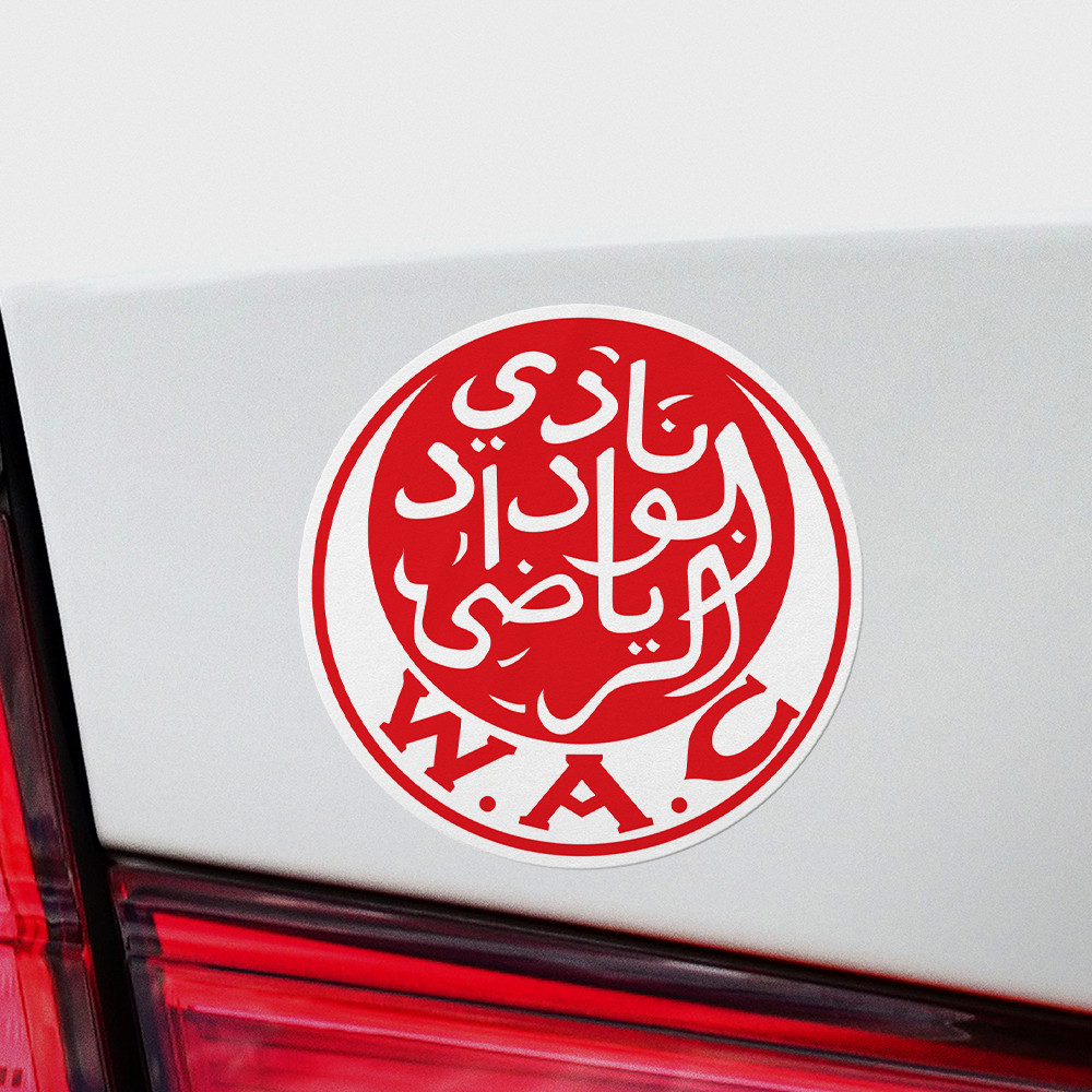 Wydad Athletic Club Morocco 4 Pack Sticker Vinyl Decal Soccer Casablanca WAC gallery