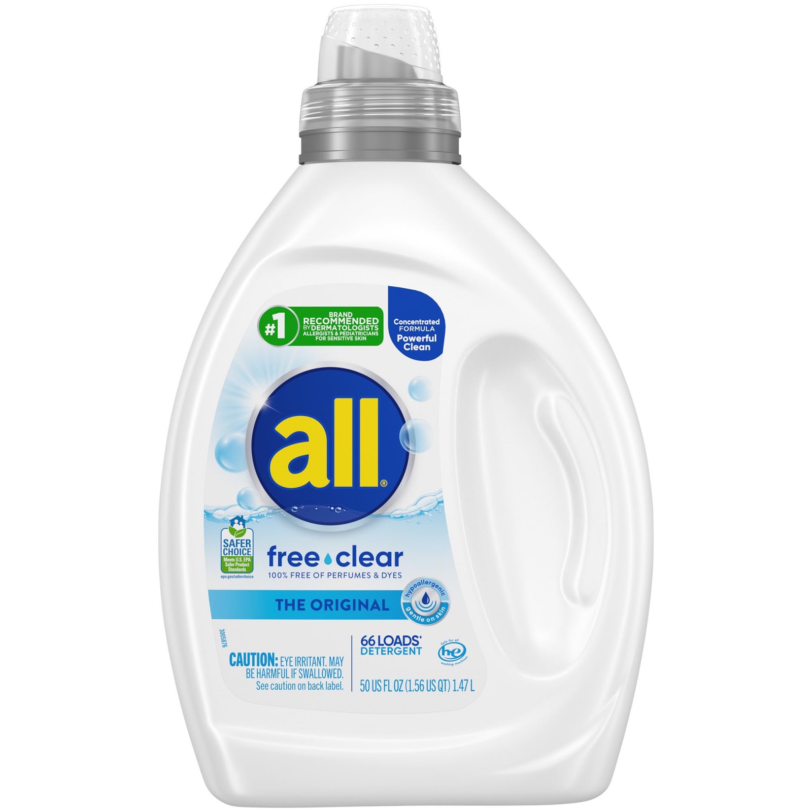 free clear, Original, Liquid Laundry Detergent for Sensitive Skin, Unscented ... gallery