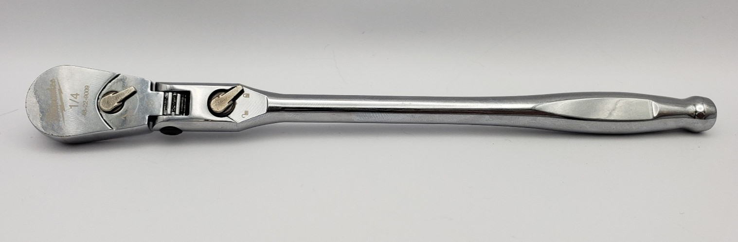 Milwaukee Tool 48-22-9009 1/4 In. Drive 9 In. Flex Head Ratchet gallery