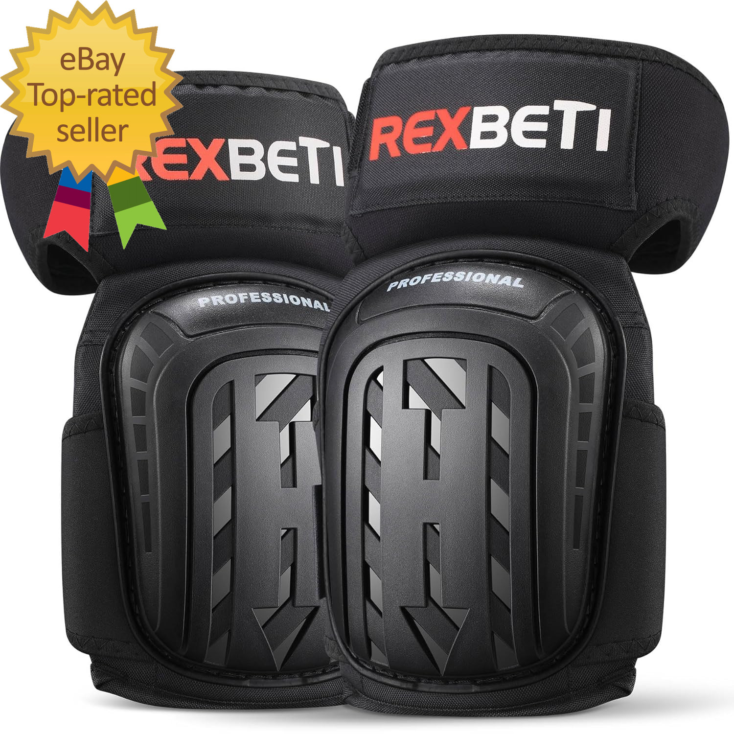 REXBETI Knee Pads for Work, Construction Knee Pads for Men, Heavy Duty Comfortab gallery