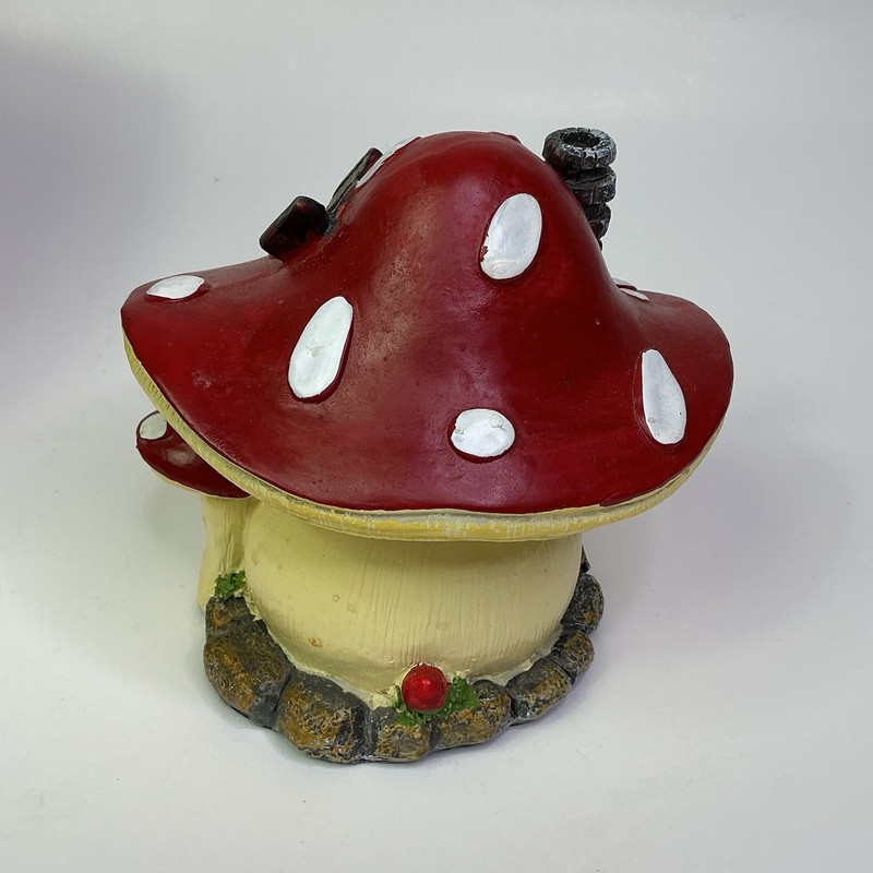 Cracker Barrel LED Lighted Mushroom Fairy House NIB Battery Operated gallery