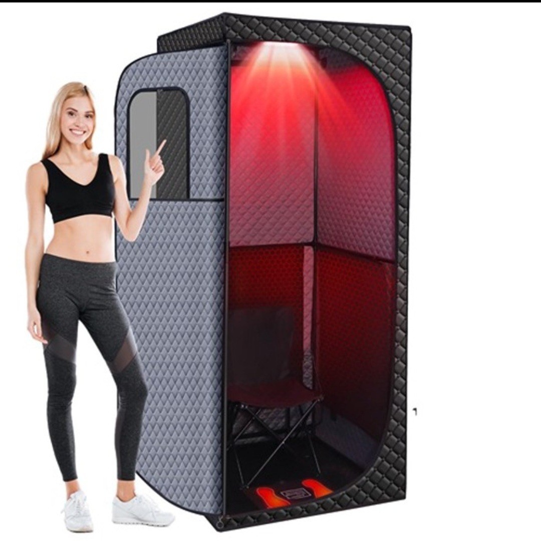 Veloqore Portable Carbon FAR Infrared Sauna Box Red Light Timer 31.5x35.4 gallery
