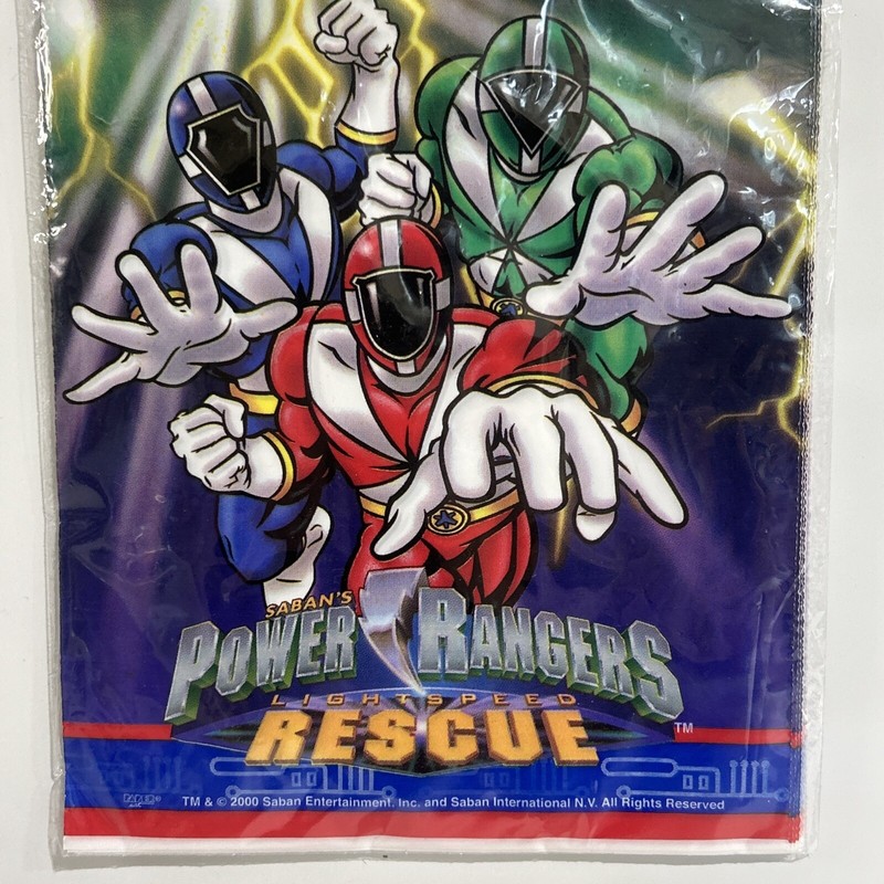 VTG Power Ranges Lightspeed Rescue Goodie Bags Party Favor 8 LOOT BAGS NEW gallery