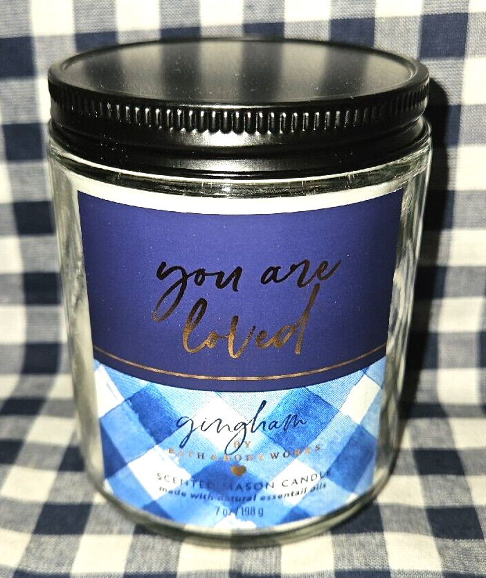 NEW Gingham Limited Edition Single Wick Candle 7 oz Bath & Body Works gallery