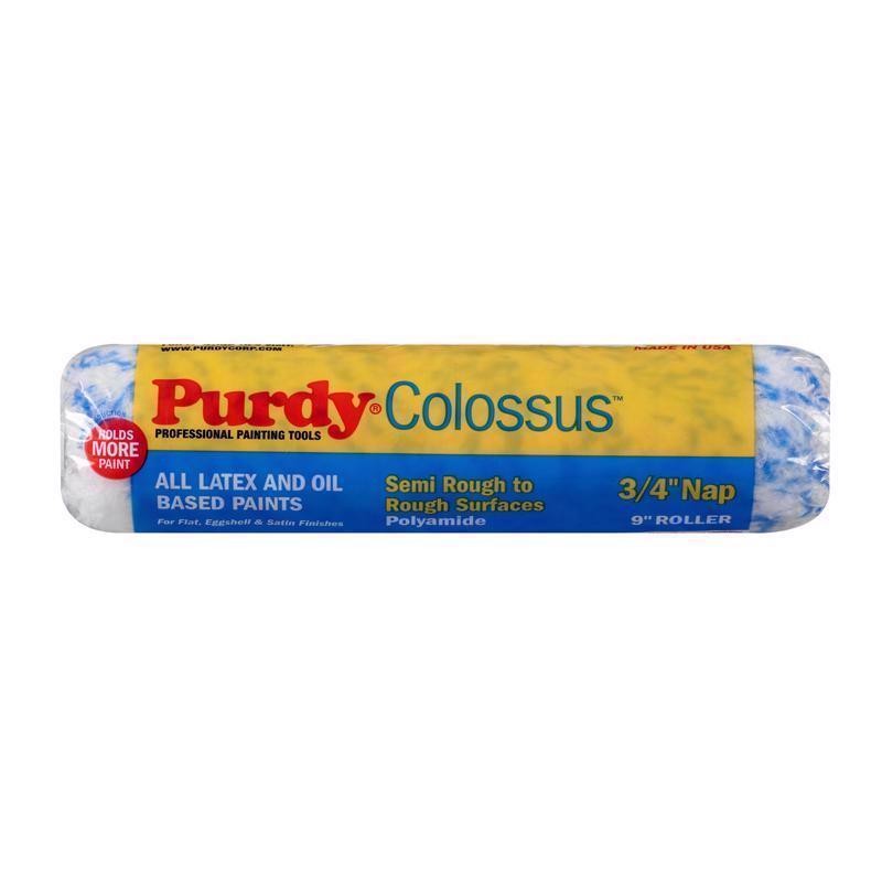 Purdy 14L630094 Blue/White Polyamide Fabric Paint Roller Cover 9 W x 3/4 Nap in. gallery