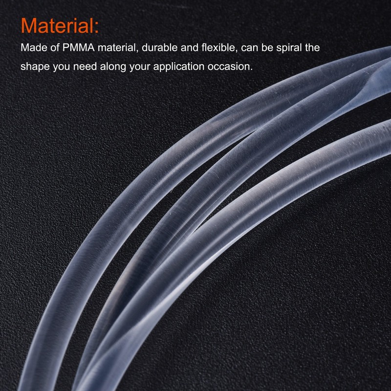 1 x PMMA Side Glow for LED Light Guide in Home Hotel Fiber Optic Cable 3mm 1M gallery