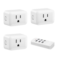 Wireless Outlet, Programmable and Expandable Electrical Outlet Switch, Wireless