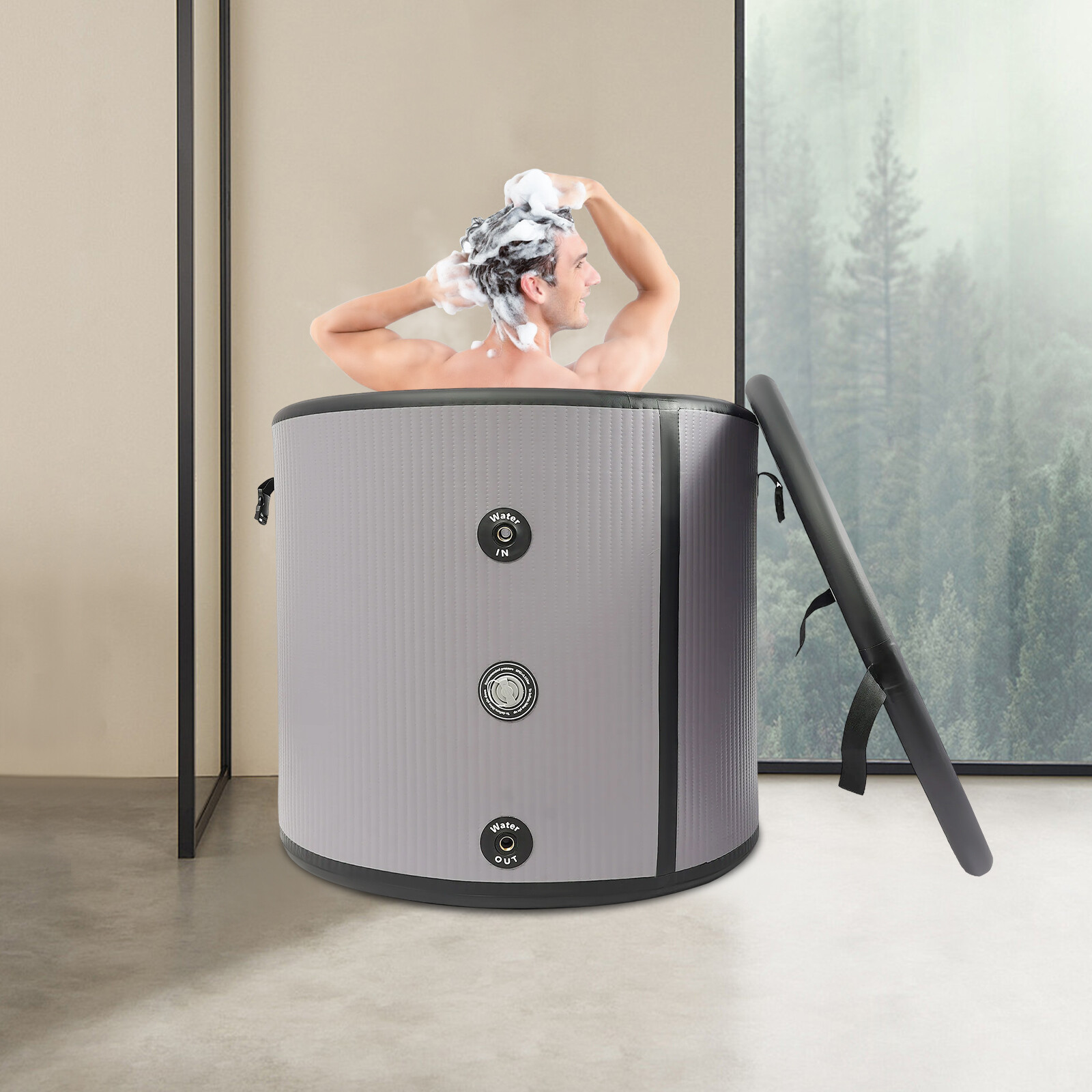 100 Gallons Inflatable Bathtub Portable Bathtub Ice Bath Tub Cold Bathtub USA gallery