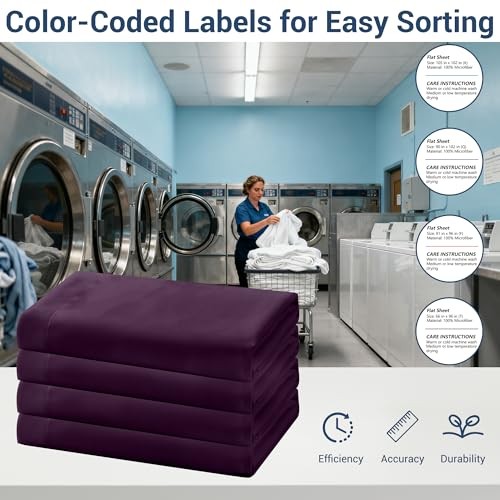 Flat Sheet Only Pack Top Bed Sheets, Soft Breathable Queen 1 Dark Purple gallery
