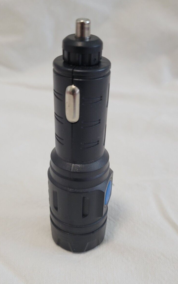 Flashlight Compact Mini LED Super Bright Car Cigarette Lighter Rechargeable 12V gallery