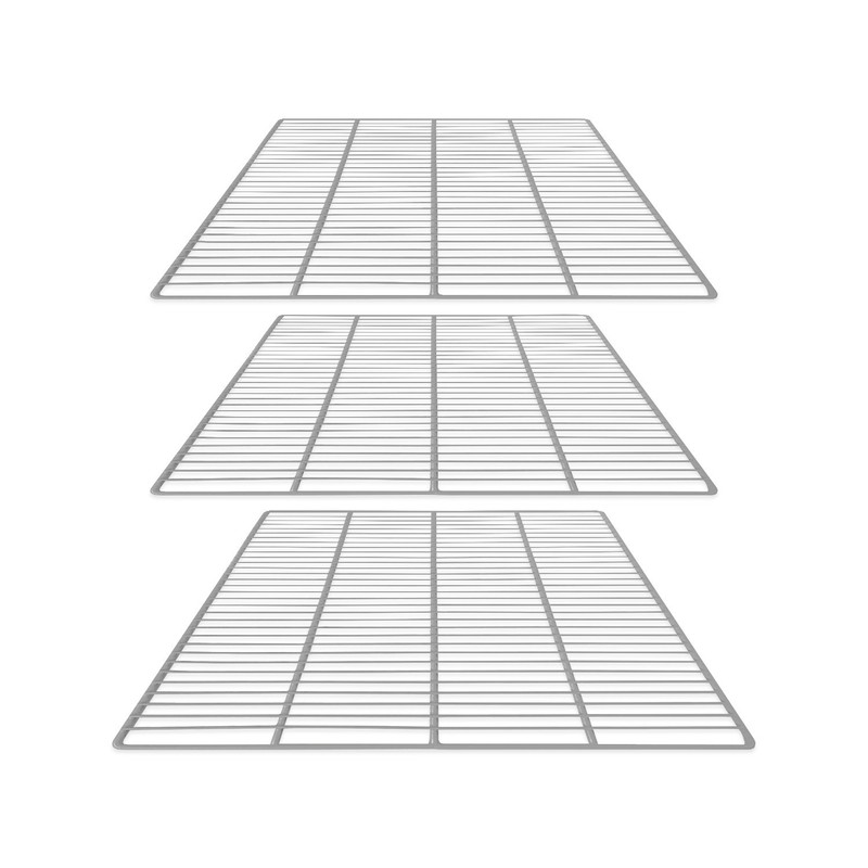 Replacement type 3-piece shelf for commercial refrigerator gallery
