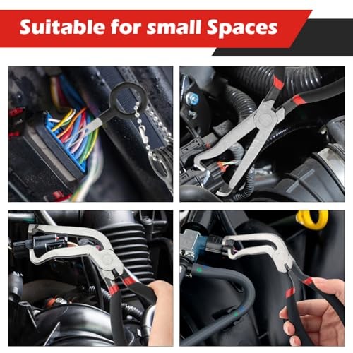 3Pcs Electrical Connector Disconnect Pliers Set, 37960/37980/13120 Spring Black gallery