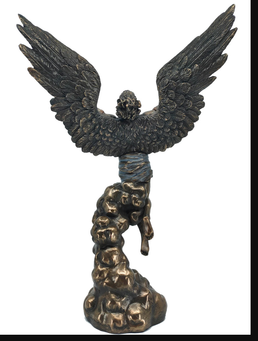 Icarus Statue, 35cm/13.8", Greek Mythology, Cold Cast Bronze Sculpture gallery