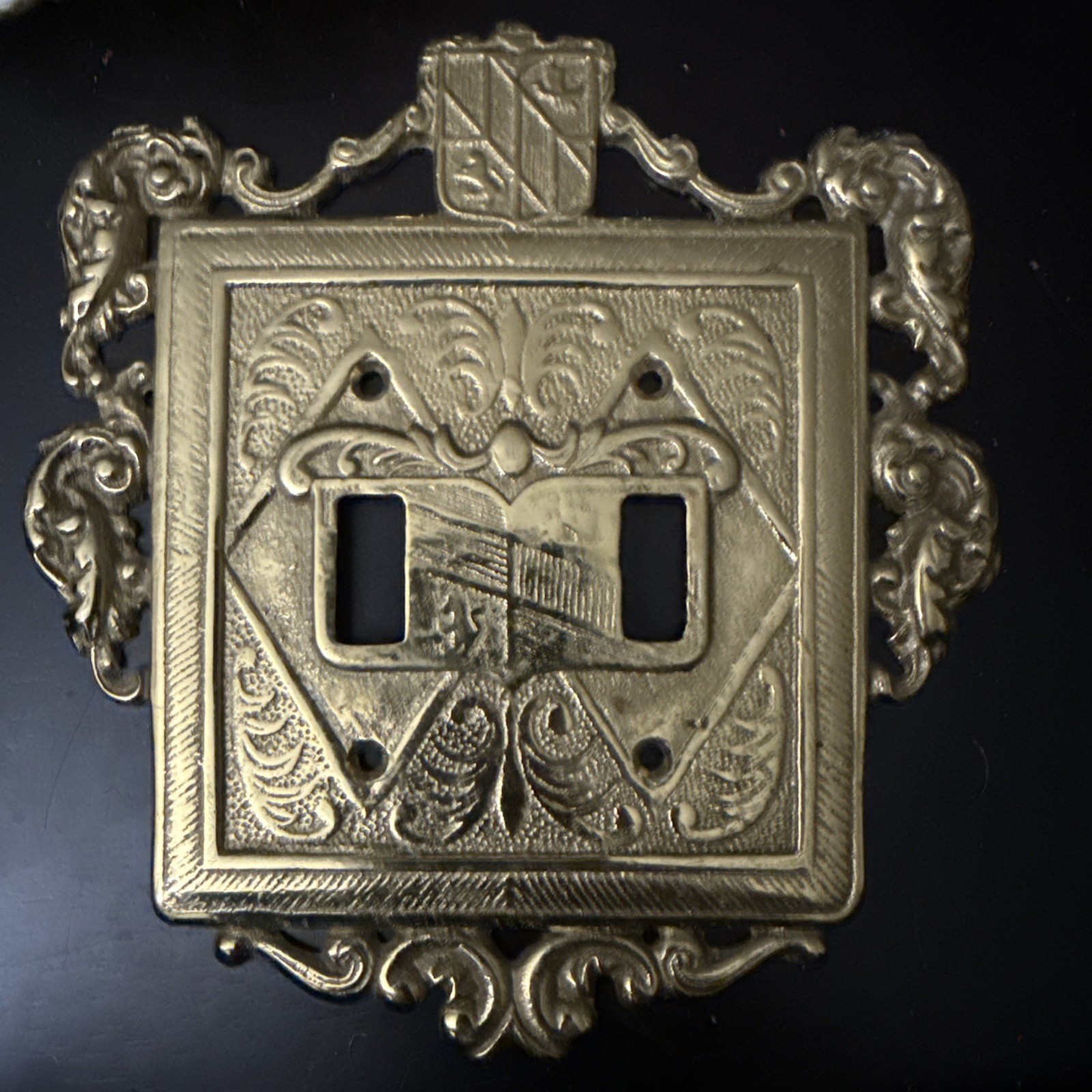 Virginia Metalcrafters Brass Double Switch Plate Cover gallery