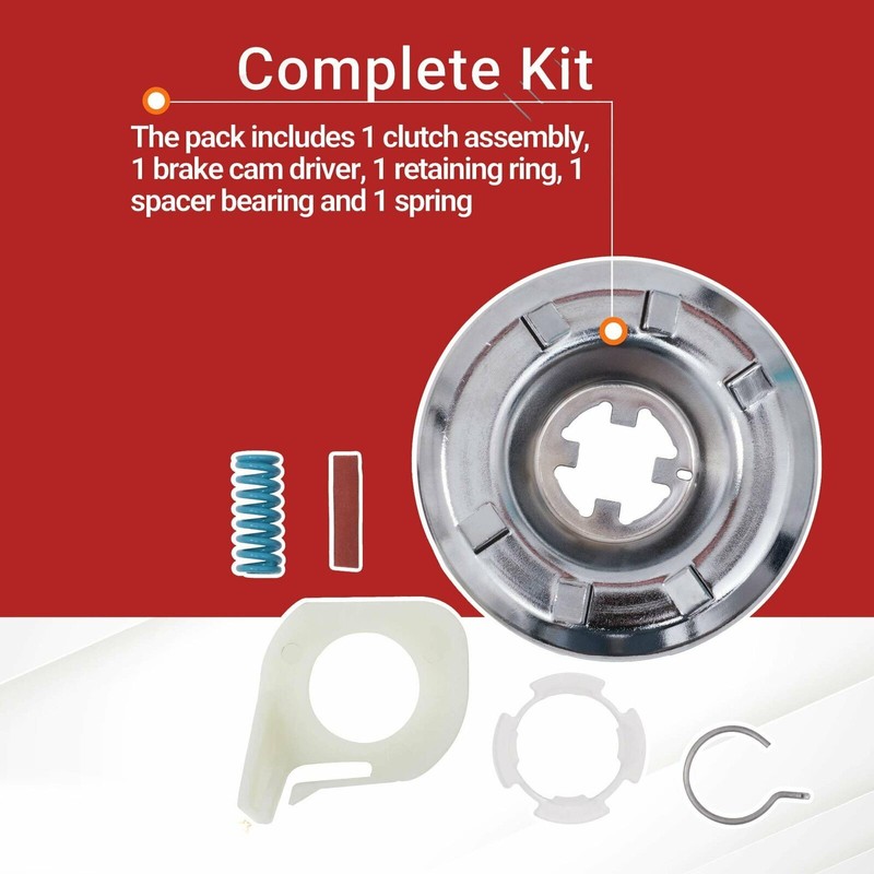 Washing Machine Spin Clutch Assembly For Whirlpool Kenmore 80 Series Top Loader gallery