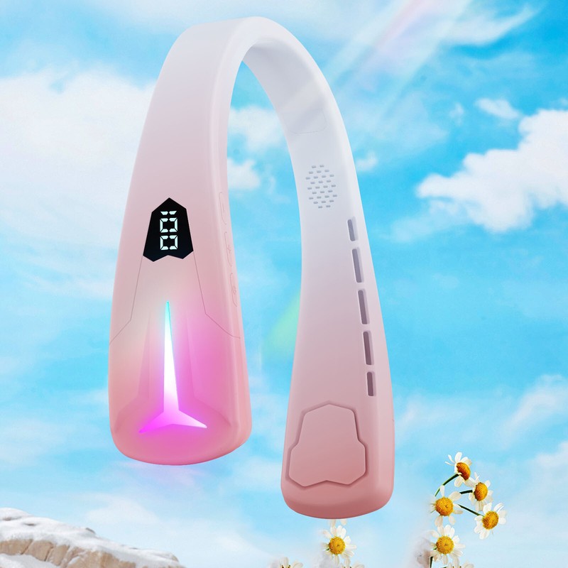 2-in-1 Neck Cooler Bluetooth Speaker Electric Music Neck Fan Multifunctional gallery