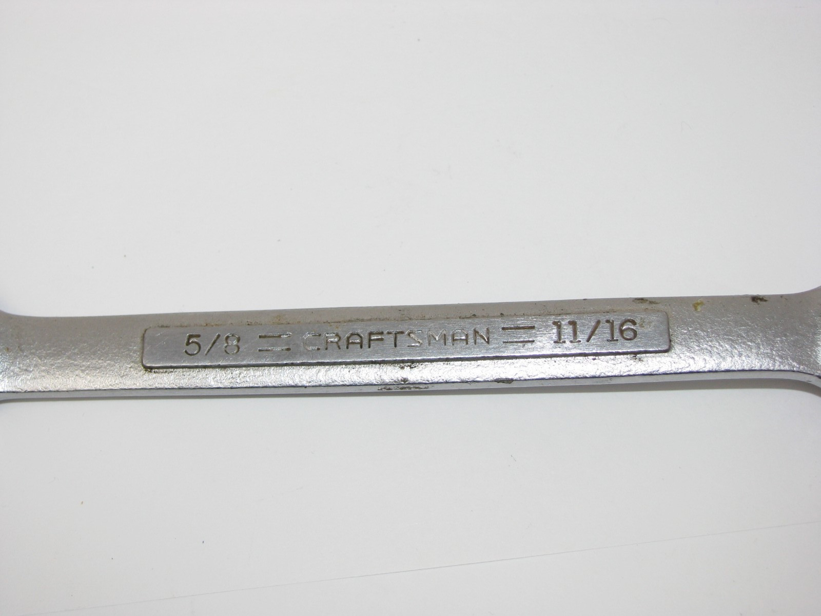 Craftsman 5/8" x 11/16" Open End Flare Nut Wrench 44173 - Marked -V- 1970's gallery