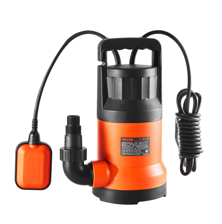 Submersible Utility Pump Sump Pump 1 HP 4000 GPH 31 ft Head Water Pump gallery