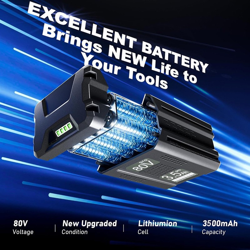 3.5Ah Battery Lithium Replacement for Kobalt 80V Battery Max KB2580-06 KB3080-06 gallery