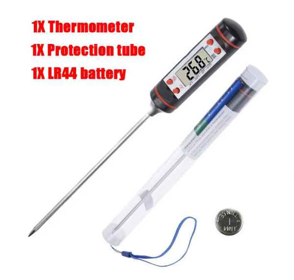 Instant Read Digital Meat Thermometer BBQ Grill Smoker For Kitchen Food Cooking gallery