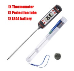 Instant Read Digital Meat Thermometer BBQ Grill Smoker For Kitchen Food Cooking