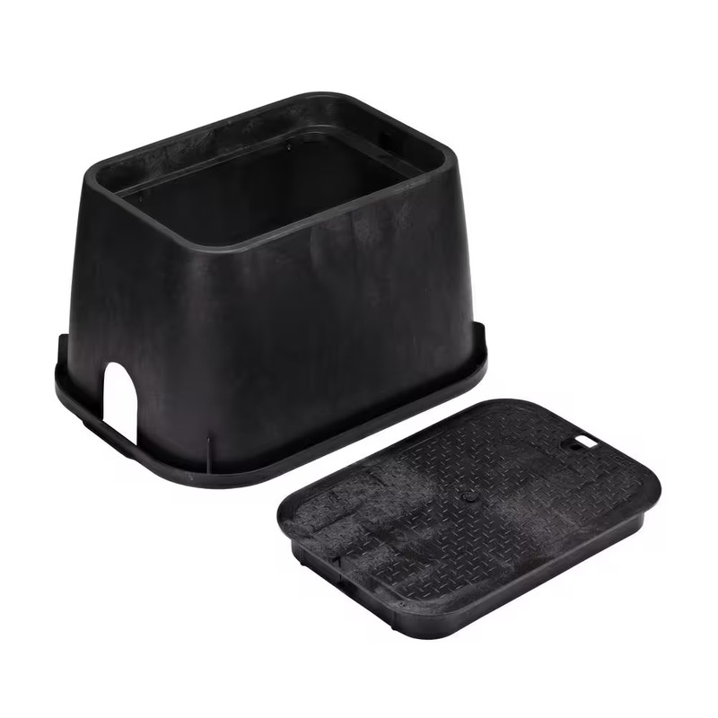 14 In. X 19 In. Rectangular Standard Series Valve Box & Cover, 12 In. Height, Bl gallery