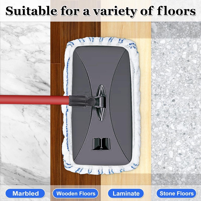 Mop Pads Replacement for O-Cedar Hardwood Floor 'N More Microfiber Mop, 3 Pack M gallery