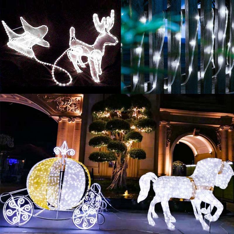 23-105FT LED Solar String Lights Outdoor Garden Party Xmas Fairy Wedding Decor gallery